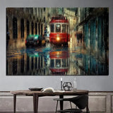 Cuadro Tranvía | Estilo Industrial